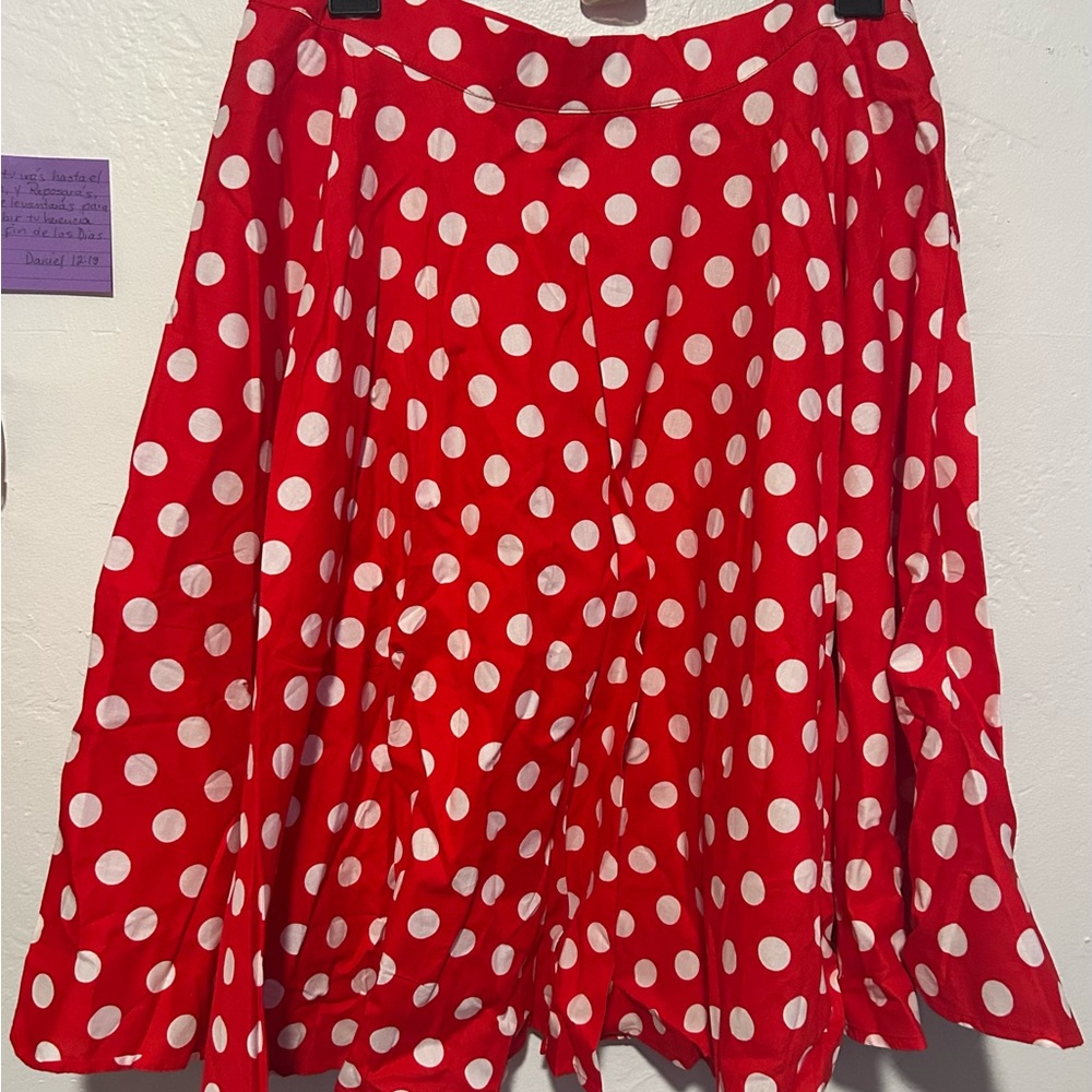 Red Polka Dot Skirt